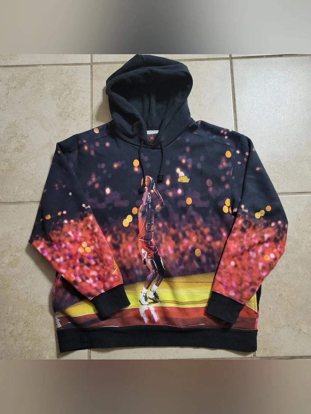 2XL Jordan Jumpman Fleece Pullover Hoodie DC9610-010 Men's Size XXL Graphic